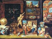 Frans Francken II, A Collector's Cabinet.